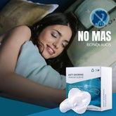 Dispositivo Anti-Ronquidos - Comoda y efectiva solucion a los Ronquidos - Hecho de Silicon no toxico para Hombre/Mujer